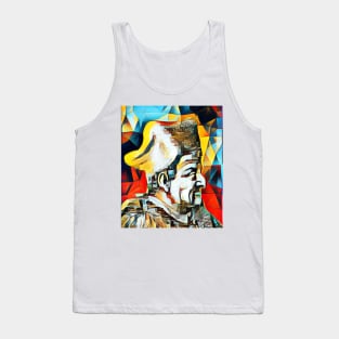 Lorenzo Valla Abstract Portrait | Lorenzo Valla Artwork 2 Tank Top